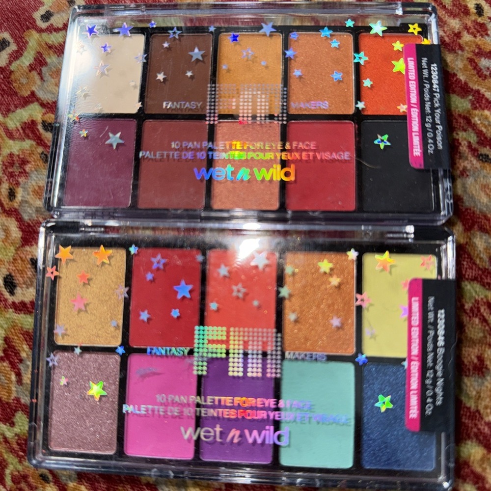 Wet n Wild Fantasy Makers 10 Pan Palette Eye Face Boogie Nights Pick Ur Poison